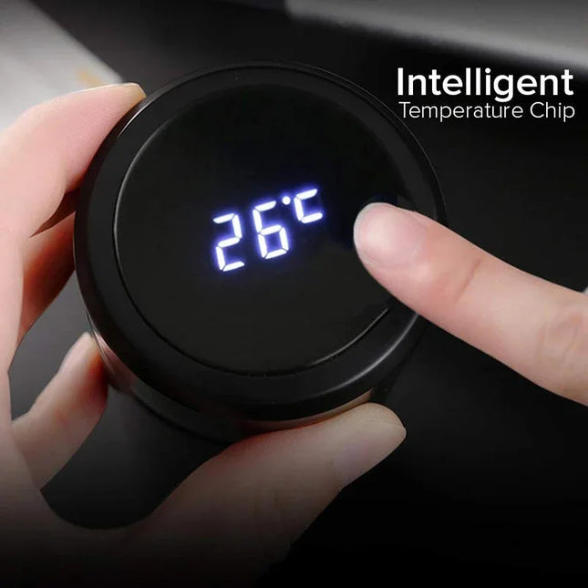 Stainless Steel Temperature Display Water Bottle