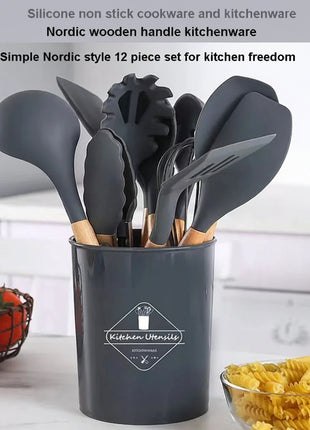 12-Piece Non-Stick Silicone Utensil Set