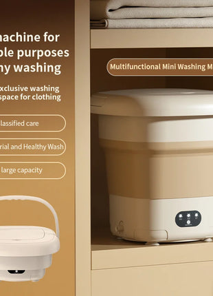 Portable Mini Washing Machine with Spin Dryer