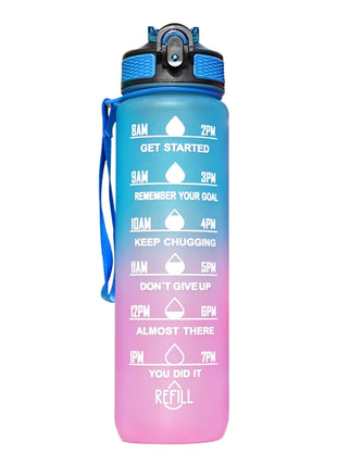 Sports Water Bottle With Leak Proof Flip Top Lid