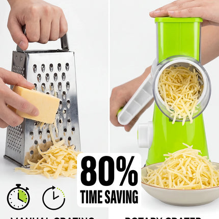 3 in 1 Rotary Grater ans vegetables Slicer