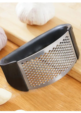 Easy-Press Stainless Steel Garlic Crusher