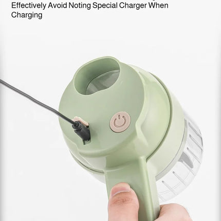4 in 1 Rechargeable Vegetable Slicer 7 Cutter