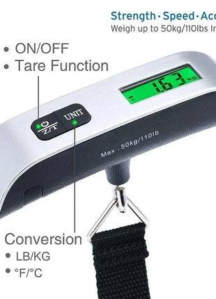 Digital Hanging Electronic Balance for Luggage Travel Suitcase