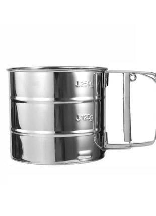 Stainless Steel Semi-Automatic Flour & Coffee Sieve Cup