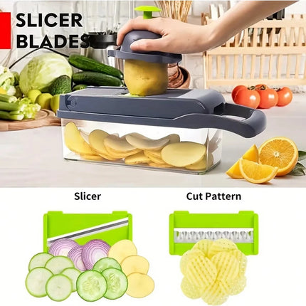 16-in 1  Multifunctional Vegetable Chopper Set