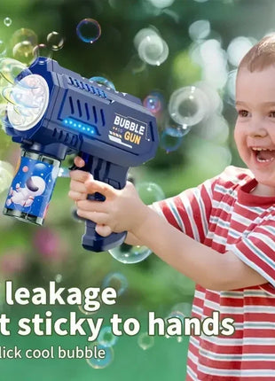 10-Hole Electric Bubble Gun for Kids