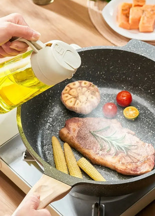 2-in-1 Oil Spray Bottle for Cooking, BBQ & Kitchen Use