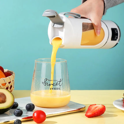 Rechargeable juicer with Stainless Steel Blades