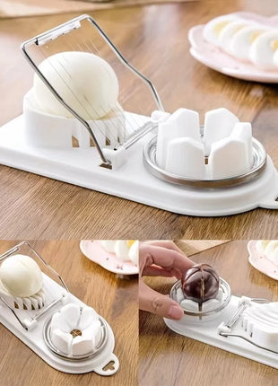 Multifunctional Stainless Steel Egg Slicer & cutter