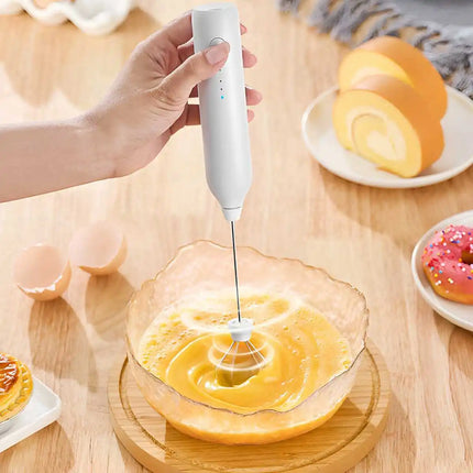 Rechargeable Electric Hand Coffee Mixer