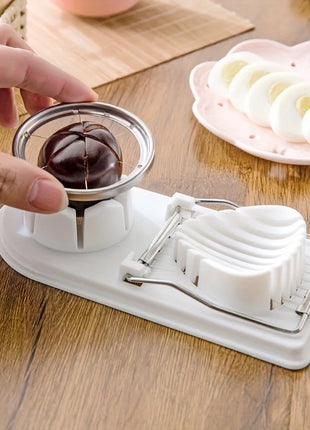 Multifunctional Stainless Steel Egg Slicer & cutter