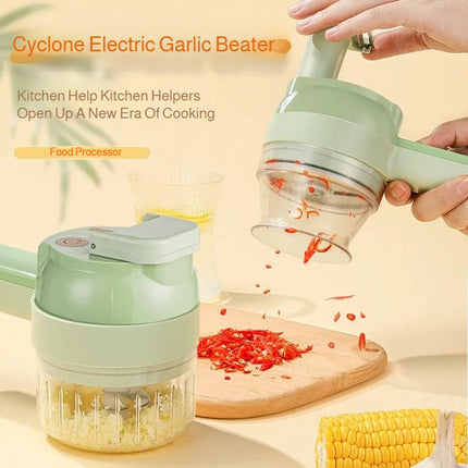 4 in 1 Rechargeable Vegetable Slicer 7 Cutter