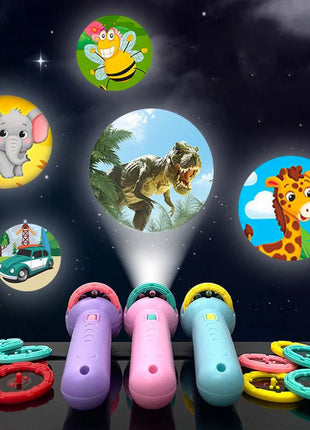 Kids Educational Projection Flashlight Toy