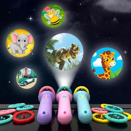 Kids Educational Projection Flashlight Toy
