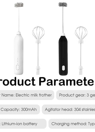 Portable Handheld Electric Coffee Mixer