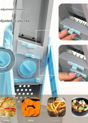 5-in-1 Adjustable Vegetable Chopper, Slicer & Dicer