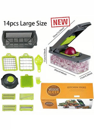 16-in-1 Multifunction Vegetable Chopper