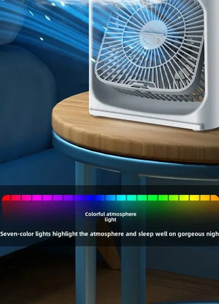Portable USB Mini Fan 3-in-1 Cooler with Humidifier