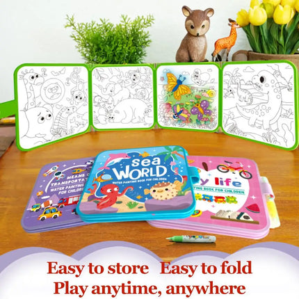 Magic Water Painting Book for Kids