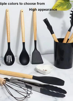 12-Piece Non-Stick Silicone Utensil Set