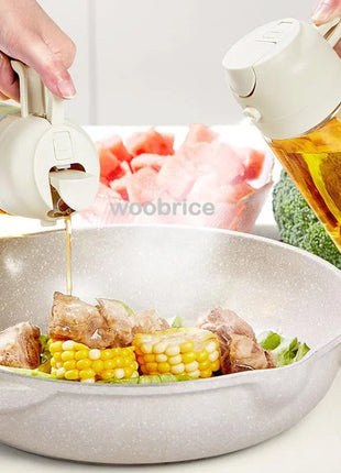 2-in-1 Oil Spray Bottle for Cooking, BBQ & Kitchen Use