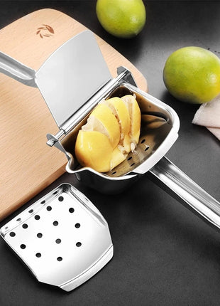 Stainless Steel Manual Citrus Juicer & Squeezer
