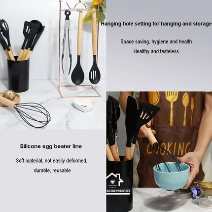 Silicone Utensil Set (12-Pc)