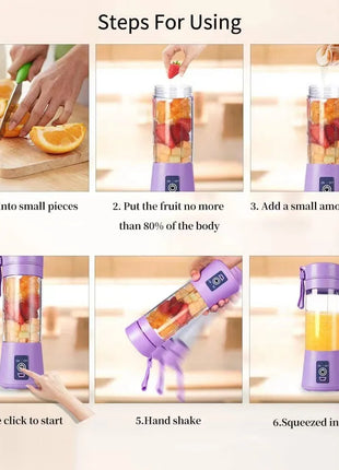 USB Rechargeable  Electric Juicer blender.