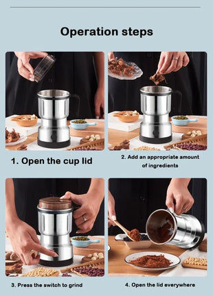 Stainless Steel Electric Grinder