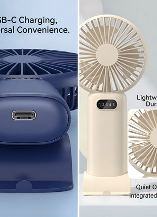 Rechargeable Fan with 90° Adjustable Function