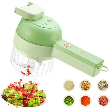 4 in 1 Rechargeable Vegetable Slicer 7 Cutter
