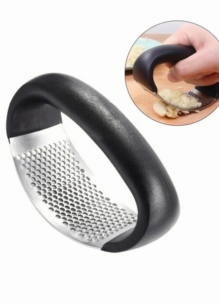 Easy-Press Stainless Steel Garlic Crusher