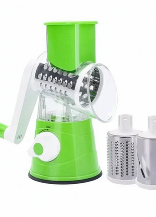 Rotary Grater & Vegetable Slicer with  Multi-Blade Drums