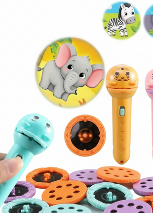 Kids Educational Projection Flashlight Toy