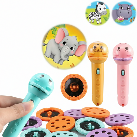 Kids Educational Projection Flashlight Toy